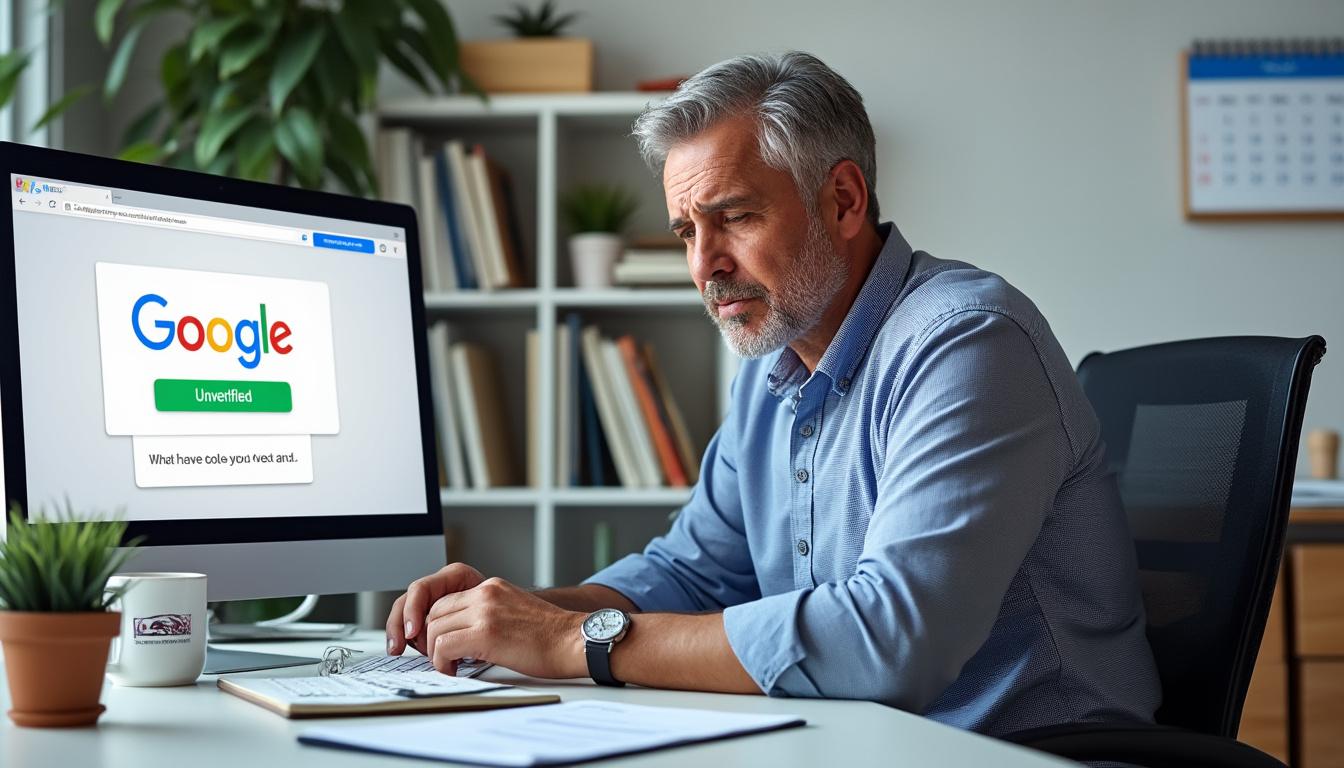 Que faire si ma fiche Google My Business est marquée comme non vérifiée ?
