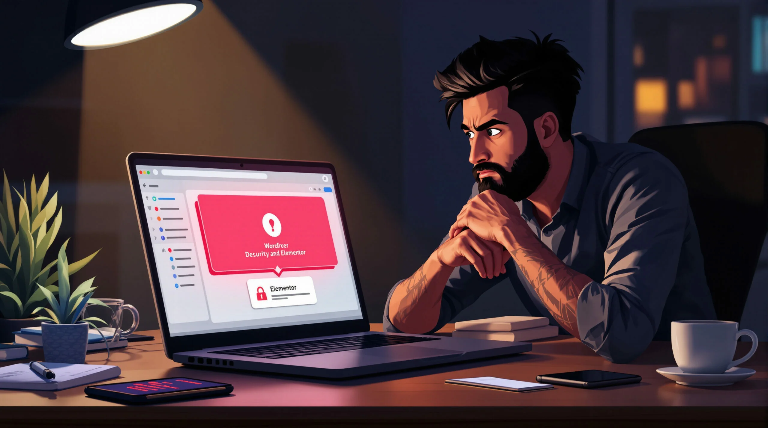 Elementor WordPress : problème d’alerte de sécurité bloquant l’éditeur