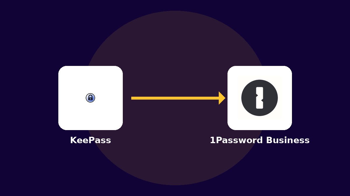 Expert Migration KeePass vers 1Password Business : Déployer un gestionnaire de mots de passe d'entreprise sécurisé
